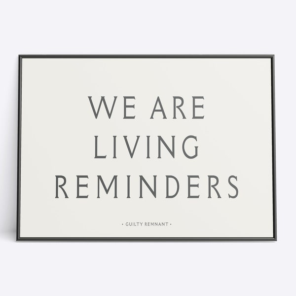 The Leftovers Art Etsy