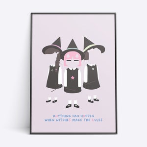 Summer Camp Island - Witches Make the Rules - Poster Wall Art Print