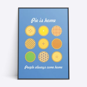 Pushing Daisies - Pie is Home - Poster Wall Art Print