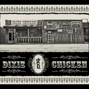 Vintage Dixie Chicken Poster / Print / Texas A&M Aggies / College Station / Aggieland / Rustic