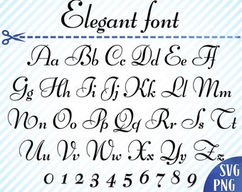 Elegant font svg Wedding font svg Monogram font svg Digital cursive font svg Fancy script svg Cursive font svg Cursive font for a wedding
