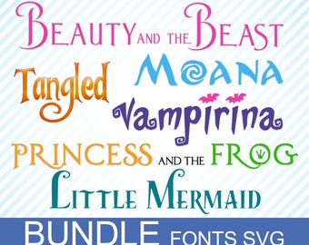 Bundle font svg Kids font svg Disney font svg Cricut font svg bundle School font svg Girls font svg Font svg files Cricut Beauty font svg