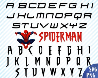 Download Superhero Font Svg Spiderman Font Svg Spiderman Alphabet Letters Svg Spiderman Clipart Font Spiderman Vector Font Font Svg Files For Cricut 25003 Free Svg Fonts High Quality For Your Designs 3D SVG Files Ideas | SVG, Paper Crafts, SVG File