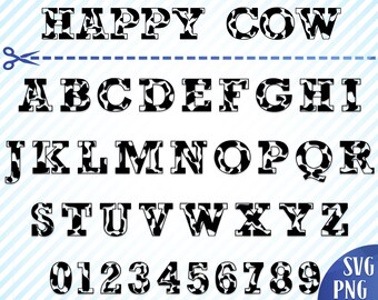 Cow font svg Font animal svg Cow alphabet svg Farmhouse font svg Cow skin font svg Cow skin letters svg Farm alphabet svg Animal letters svg
