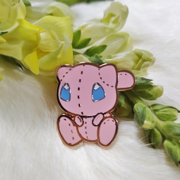 Mew Pokeplush Enamel Pin