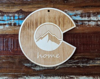Colorado Home (Dark) Custom Sign