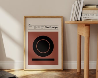 The Prestige, Alternative Movie Poster Inspired by Christopher Nolan film, Minimalistic Poster.