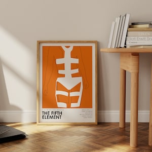 The Fifth Element, Alternative Movie Poster,Inspired by Luc Besson Film, Vintage, Inspired Print, Sci Fi Movie Poster.