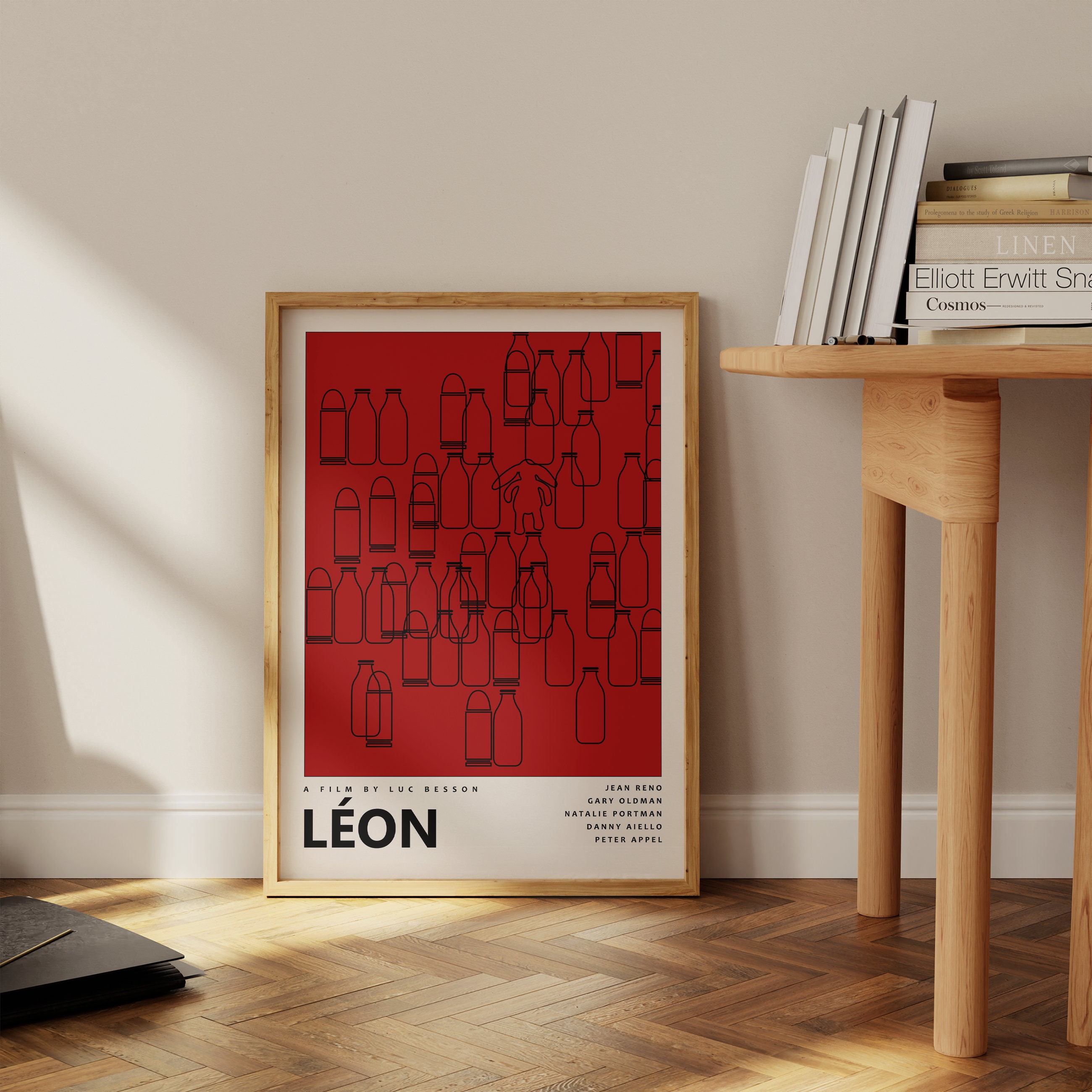 Leon Alternative Movie Poster Inspired by Luc Besson Film 