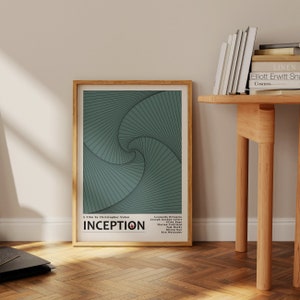Inception - Cartel de película alternativa, inspirado en la película de Christopher Nolan, Vintage, Decoración del hogar