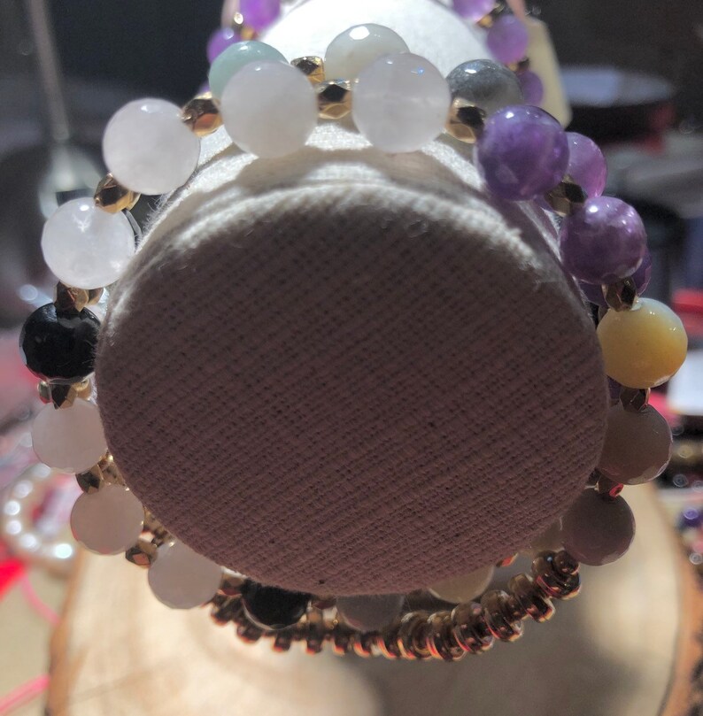 Yoga bracelets Wrist Mala 27 Beads Love And Healing