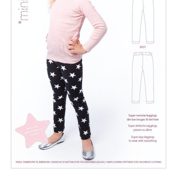 Leggings for kids 50330 - PDF Sewing Pattern from MiniKrea