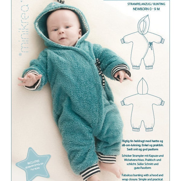 Baby All-In-One Suit 10550 - PDF Sewing Pattern from MiniKrea