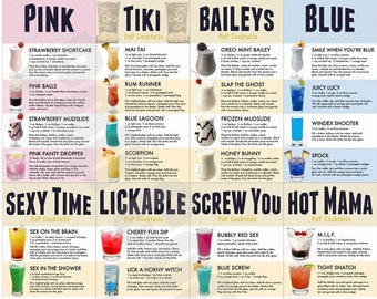 Pop Cocktails Drink PosterBoard - 24" x 36" Glorious Cocktail Poster