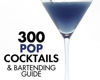 300 Cocktail Book and TWO Cocktail Posters