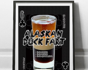 Alaskan Duck Fart Cocktail Poster