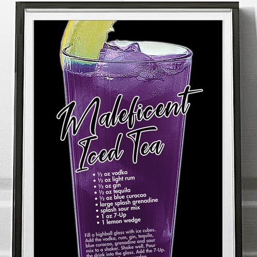 Miami Beach Iced Tea Cocktail Masterpiece Poster by Pop Etsy Canada