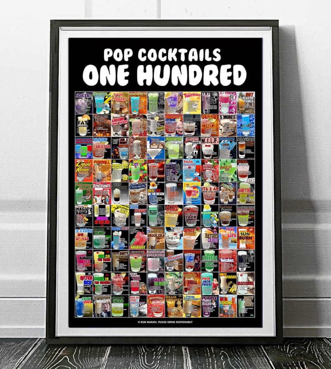 Pocket Cocktails Poster Board - 48 Top Cocktail Recipes Mounted Print for  Sale by PocketCocktails