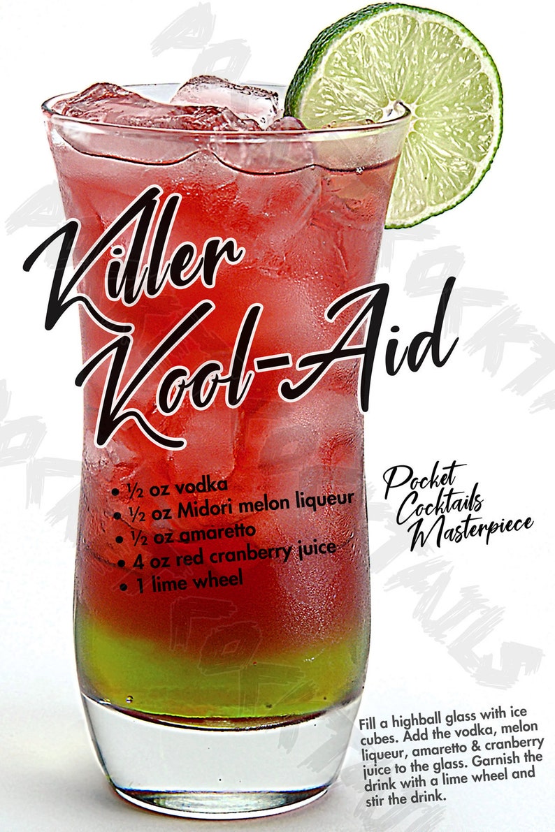 12x18 Killer KoolAid Masterpiece Poster Etsy