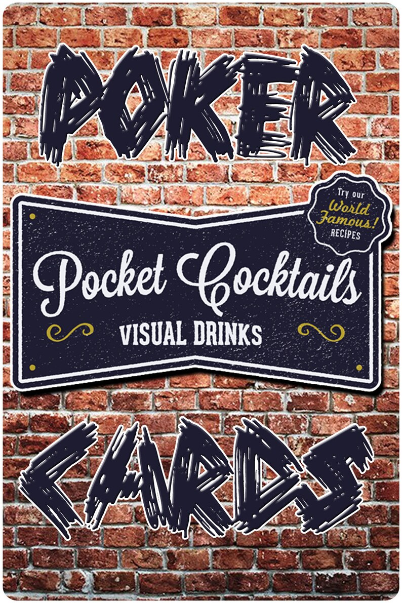 XRated Cocktails Book with Bonus Cocktail Poster and Poker Etsy