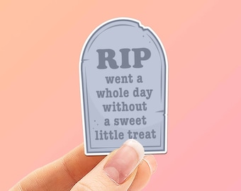 Sweet Little Treat Sticker, Funny Internet Meme Decal for Laptop, Cute Gift for Food Lovers