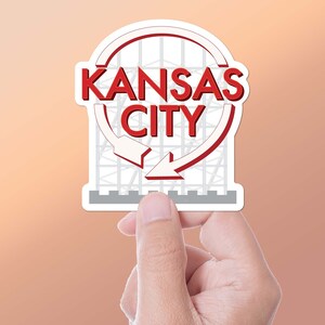 Stickers pour voiture Kansas City Missouri pour voiture, sticker ligne d'horizon mignon de Kansas City pour Hydroflask, sticker KCMO pour verre