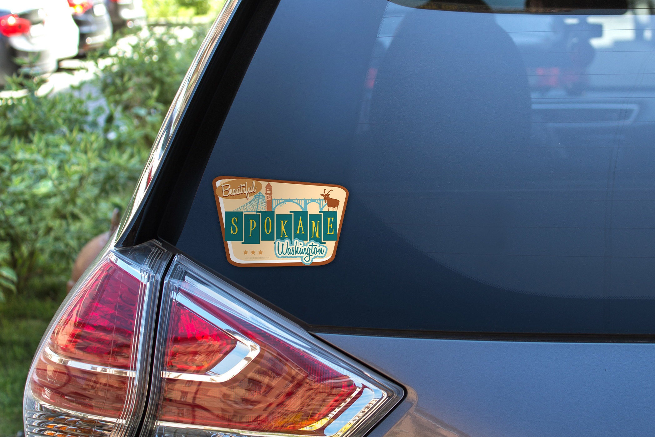 Spokane Sticker Spokane WA Bumper Stickers Eastern Etsy