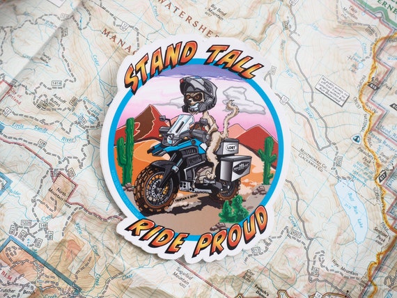 Stickers Moto route