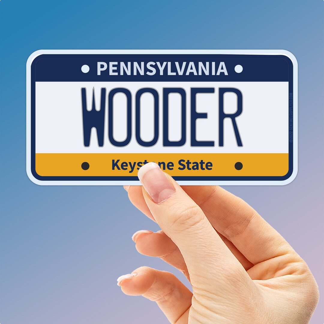 Wooder Sticker, Water, Funny, New Jersey Accent, Philly Accent, Laptop, Water Bottle - UK
