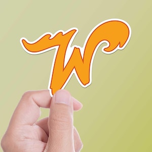 Retro W Wildwood Sign Sticker - New Jersey Shore Bumper Sticker - South Jersey Vintage Wildwoods Decal