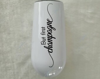 Stainless Steel Stemless Champagne Flute