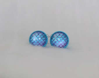 Mermaid Druzy Earrings
