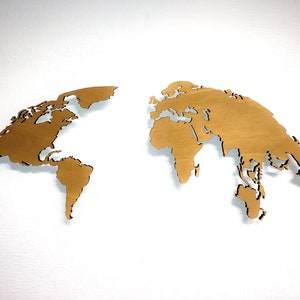 Mapa mundial semicircular