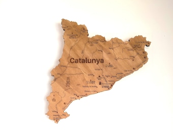Map of Catalonia design
