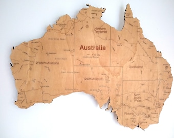 Design map of Australia