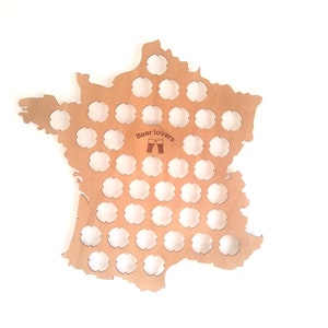 Carte de France pour amateur de bières