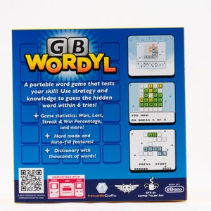 GB Wordyl Game Cartridge for Game Boy and Game Boy Color Homebrew Game image 3