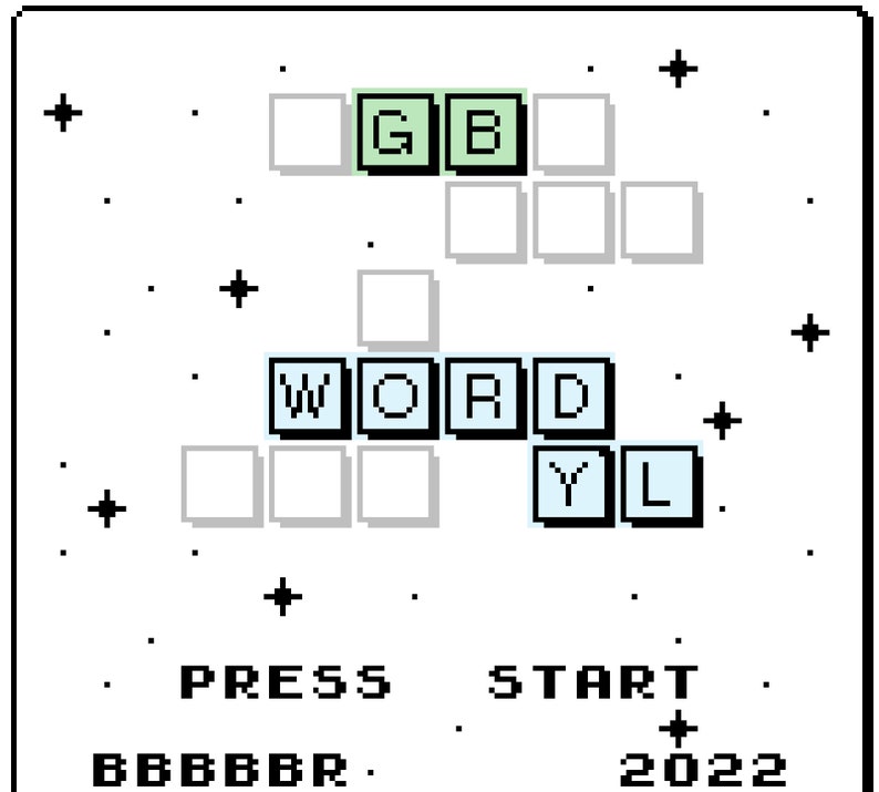 GB Wordyl Game Cartridge for Game Boy and Game Boy Color Homebrew Game image 6