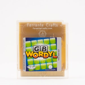 GB Wordyl Game Cartridge for Game Boy and Game Boy Color Homebrew Game Cartridge Only