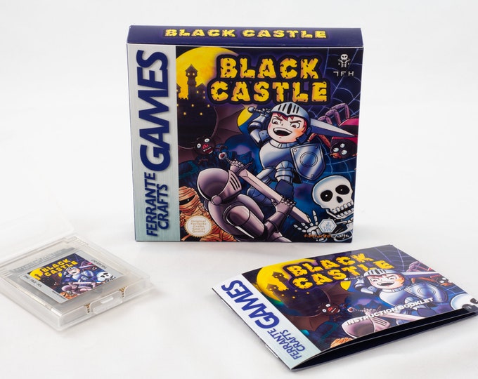 Black Castle - Game Cartridge for Game Boy - Homebrew Game
