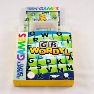 GB Wordyl Game Cartridge for Game Boy and Game Boy Color Homebrew Game Boxed Game + Manual