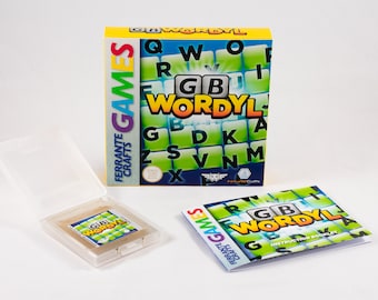 GB Wordyl - Game Cartridge for Game Boy and Game Boy Color - Homebrew Game