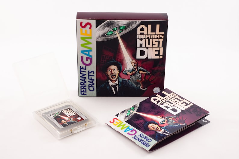 All Humans Must Die Game Cartridge for Game Boy and Game Etsy Australia