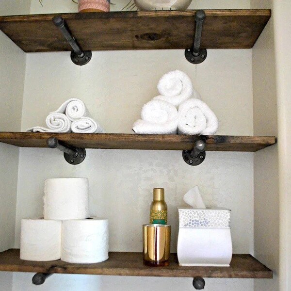 Pipe Shelf Brackets Etsy