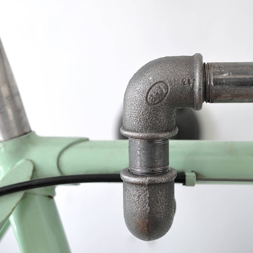 metal pipe bike rack