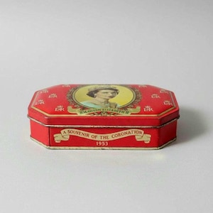 1953 Queen Elizabeth II Coronation Tin | James Marshall Devon Ltd.