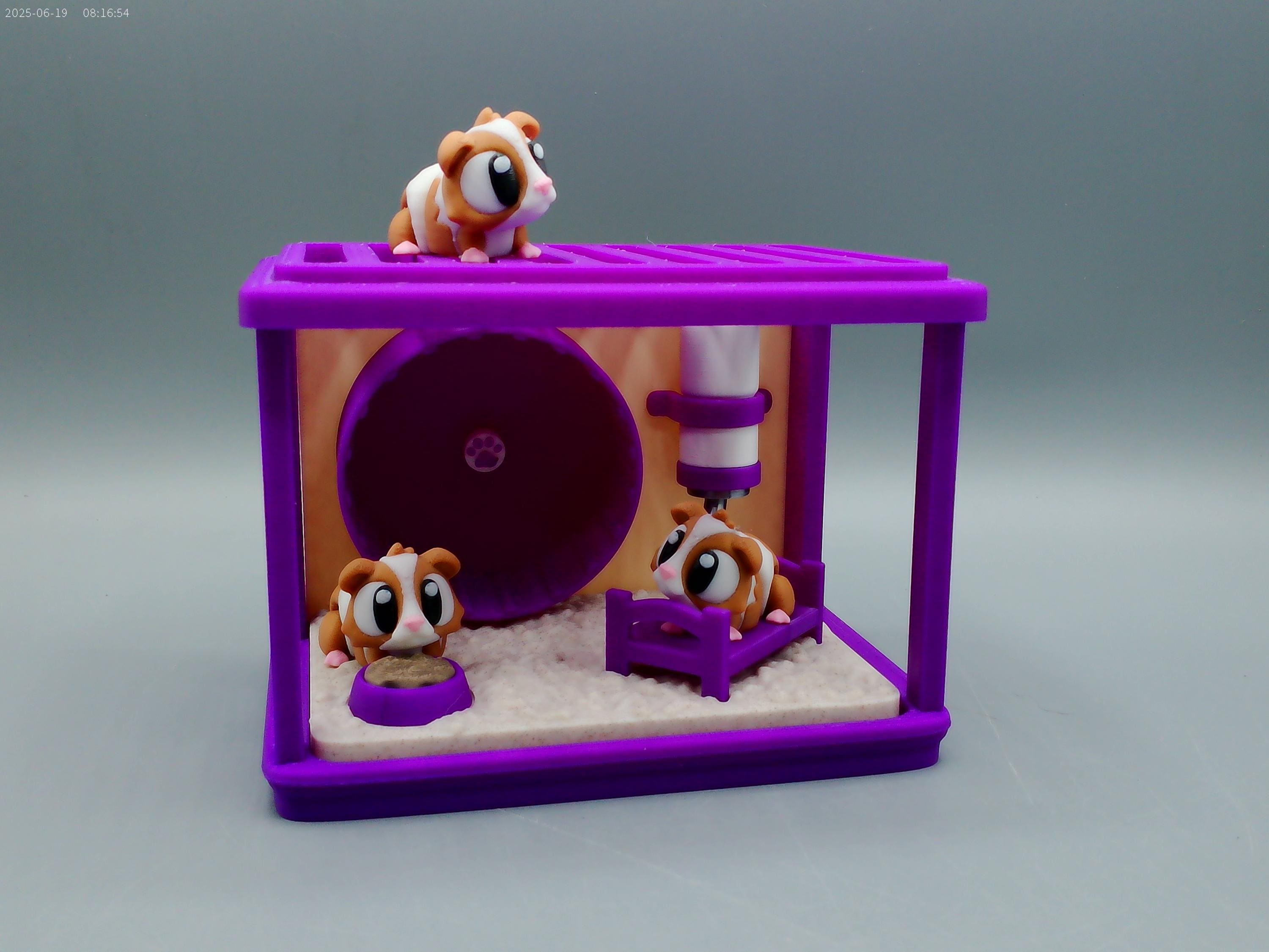 Photo inspiration: Picture Idea: Flexi Hamster Playset 3D Printed Articulated Hamster Fidget Sensory