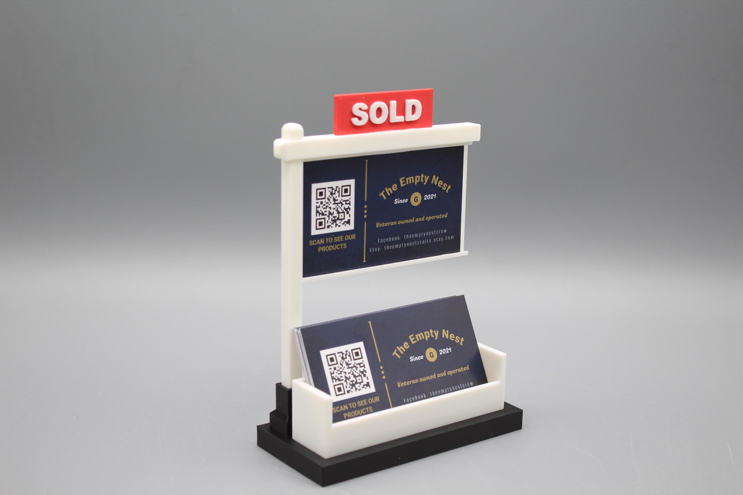 Real Estate Agent Business Card Holder | Realtor Business Card Display | Home Buying Gift for Agent