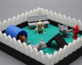 Park dla psa Zen Garden, miniaturowa dekoracja biurka, sensoryczny sensoryk
