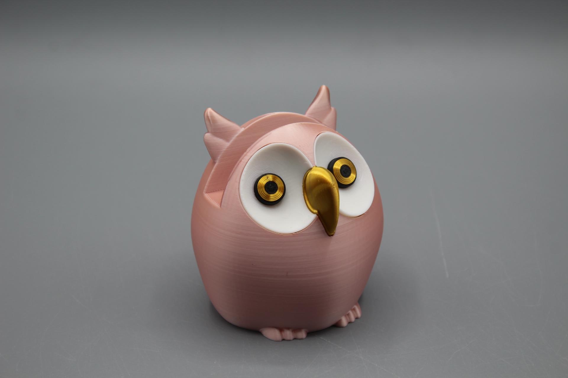フクロウのメガネ/サングラスホルダー | 3Dプリント眼鏡スタンド